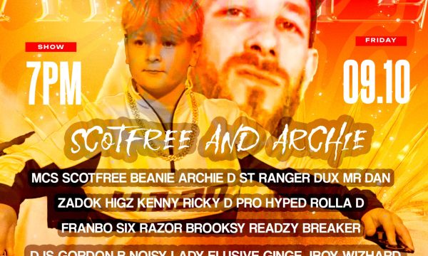 Scotfree and Archie artist cards_